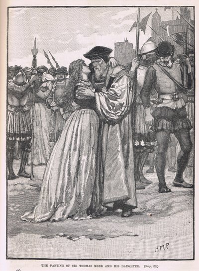 Rozloučení sira Thomase More a jeho dcery 1534 od Henry Marriott Paget