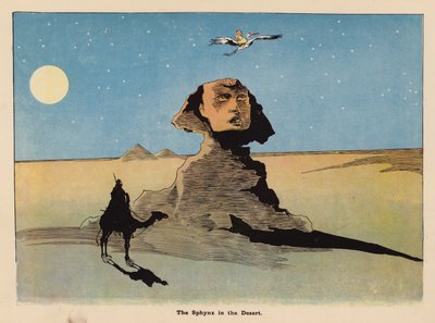 Ilustrace k filmu Dobrodružství japonské panenky (barevná litografie) od Henry Mayer