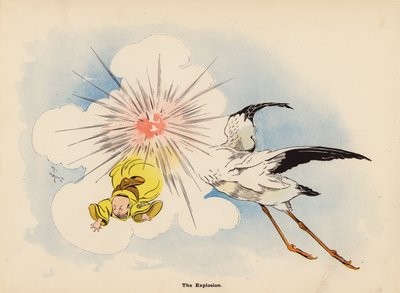Ilustrace k filmu Dobrodružství japonské panenky (barevná litografie) od Henry Mayer