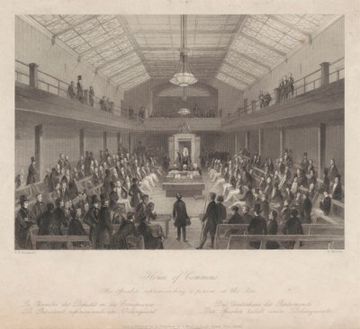 Dolní sněmovna/ Předseda kárající osobu v advokátní komoře od Henry Melville