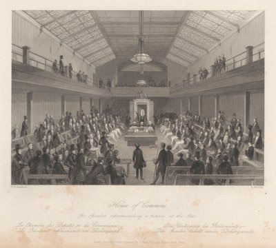 Dolní sněmovna/ Předseda kárající osobu v advokátní komoře od Henry Melville