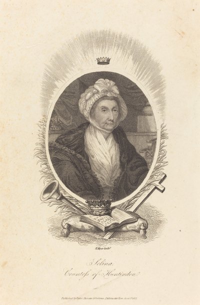 Selina, hraběnka z Huntingdonu od Henry Meyer after John Hoppner