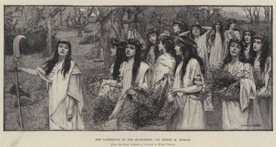Shromáždění jmelí od Henry Meynell Rheam