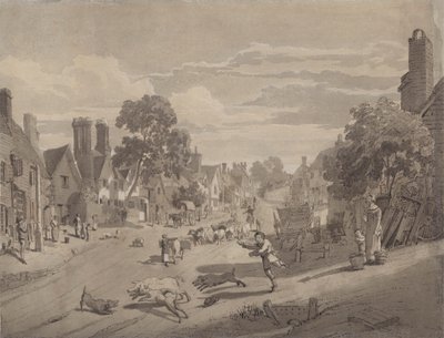 High Street v Bushey, Hertfordshire od Henry Monro