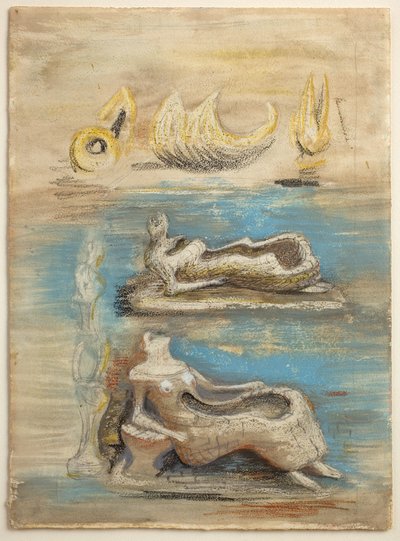 Země: jeho linie následují život zpět do kamene od Henry Moore