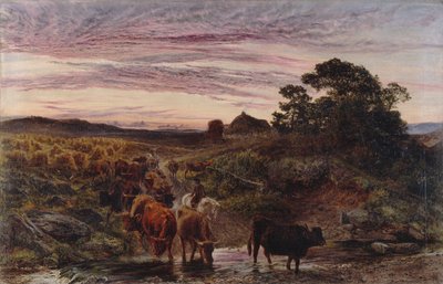 Dobytek brodící potok od Henry Moore