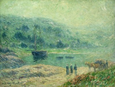 Zátoka v Bretani; Creek v Bretani, 1903 od Henry Moret