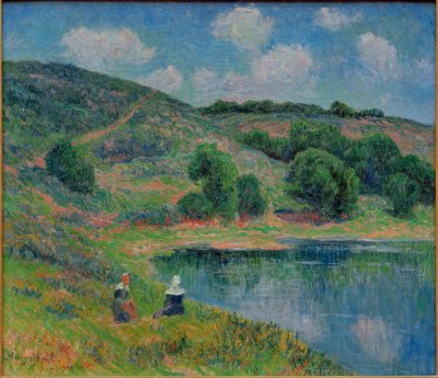 Lande de Saint-Guinole poblíž Pont-Aven od Henry Moret