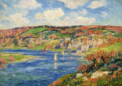 Řeka St. Maurice, od Henry Moret