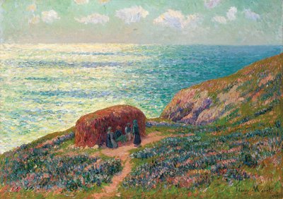 Sběrači mořských řas v Moelan, Bretagne, 1900 od Henry Moret