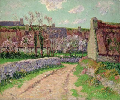 Vesnice v Clohars od Henry Moret