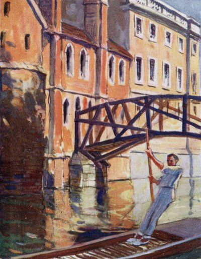 Punting, Queens College od Henry Morley