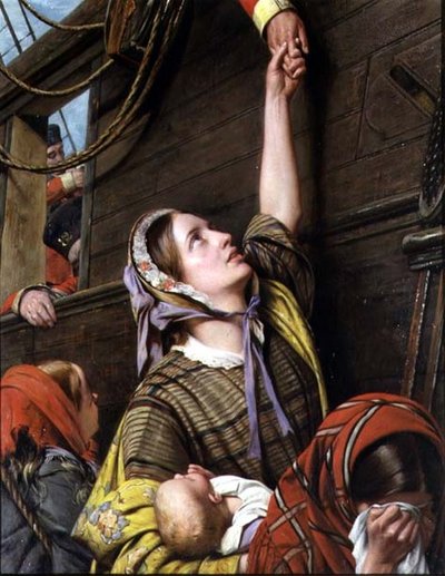 Eastward Ho!, 1857 od Henry Nelson ONeil