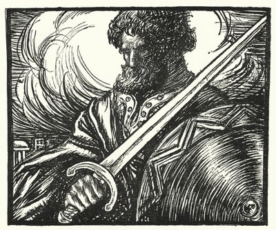 Matthew Arnold báseň: Alaric v Římě (rytina) od Henry Ospovat