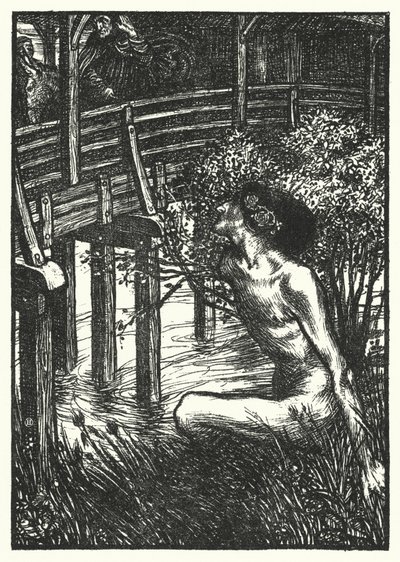 Matthew Arnold báseň: The Neckan (rytina) od Henry Ospovat