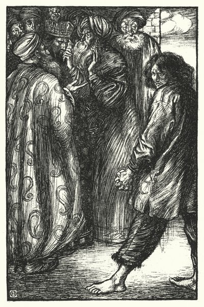 Matthew Arnold báseň: Nemocný král v Bokhara (rytina) od Henry Ospovat