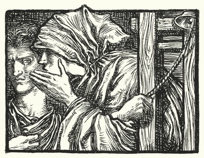 Matthew Arnold báseň: Hlas (rytina) od Henry Ospovat