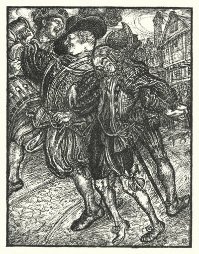 Shakespearova píseň: „A nech mě cinkat canakin“ (litho) od Henry Ospovat