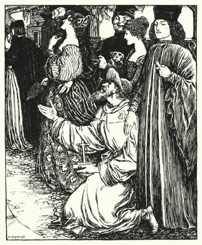 Shakespearovy sonety, Sonet LXVI (litho) od Henry Ospovat