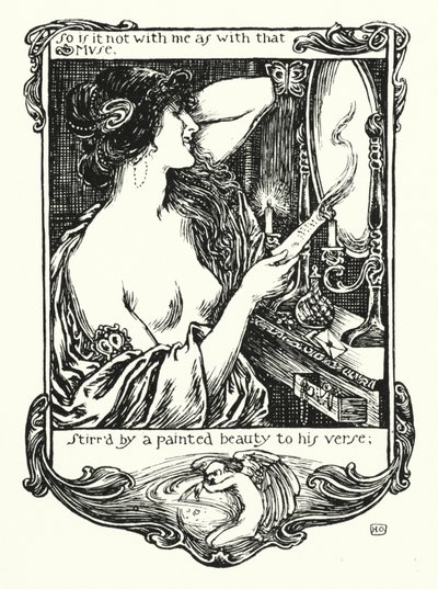 Shakespearovy sonety, Sonet XXI (litho) od Henry Ospovat