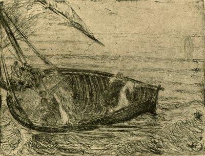 Kristus kráčející po vodě od Henry Ossawa Tanner