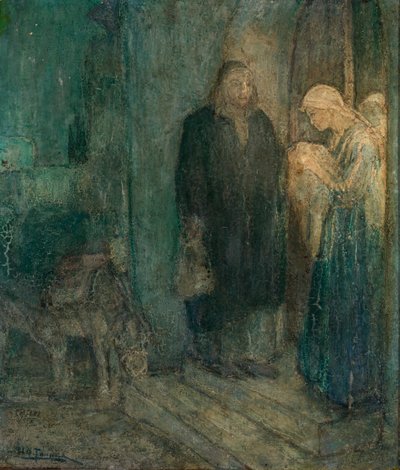 Odjezd do Egypta v hostinci. od Henry Ossawa Tanner