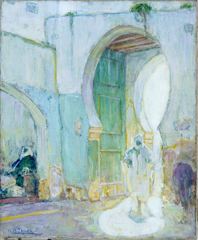 Brána, Tanger, asi 1912 (olej na plátně) od Henry Ossawa Tanner