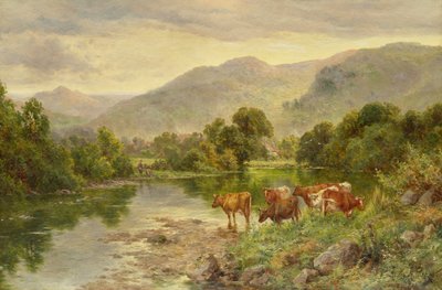Church Pool, Bettws-y-coed (olej) od Henry Parker