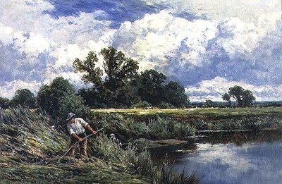 Řeka Lea, poblíž Broxbourne v Hertfordshire od Henry Parker