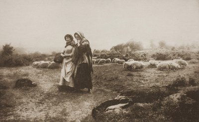 Carolling, 1887, vytištěno v lednu 1890 od Henry Peach Robinson