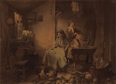[Příprava jarních květin na trh] od Henry Peach Robinson