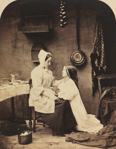 Utíká domů a vše o tom řekne své matce, 1858. od Henry Peach Robinson