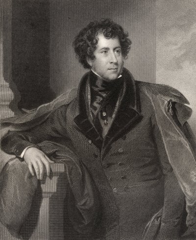 Constantine Henry Phipps, 1. markýz z Normanby, vyrytý H. Robinsonem, z 