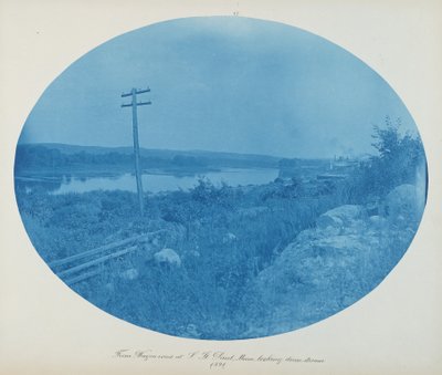 Z Wagon Road v S. St. Paul, Minnesota Při pohledu po proudu od Henry Peter Bosse