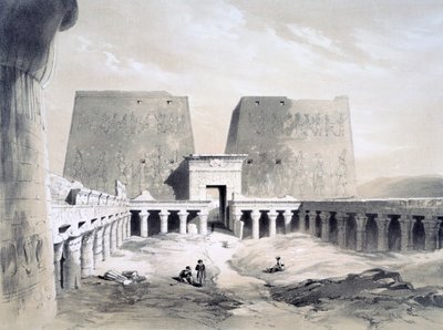 Edfou, 19. století od Henry Pilleau