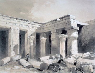 Medinet Abou, Théby, Egypt, 19. století od Henry Pilleau