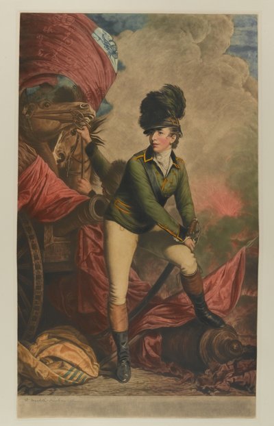 podplukovník Banastre Tarleton od Henry Raeburn