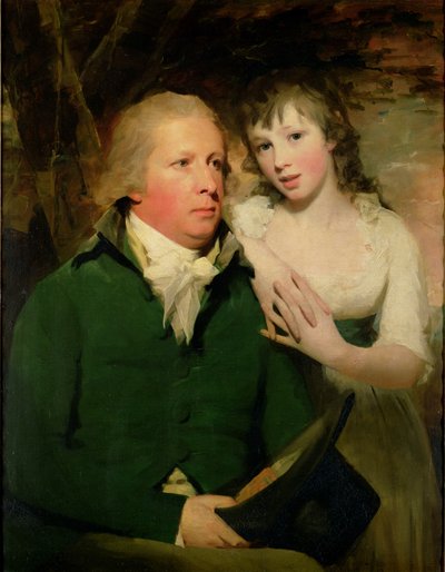 Sir Alexander Don se svou dcerou Elizabeth od Henry Raeburn