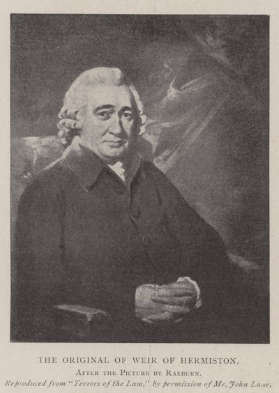 Originál Weir of Hermiston od Henry Raeburn