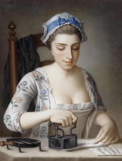 Služka žehlení, od Henry Robert Morland