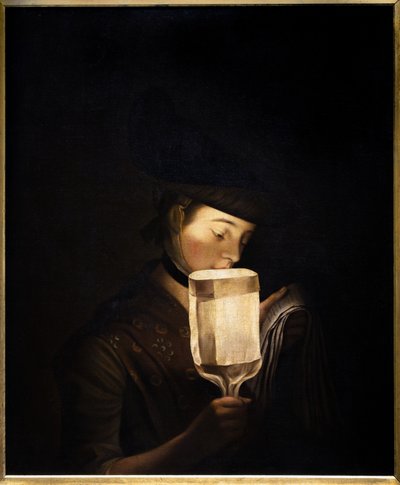Zpěvačka balad La Jolie od Henry Robert Morland