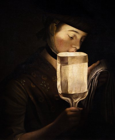 Zpěvačka balad La Jolie od Henry Robert Morland