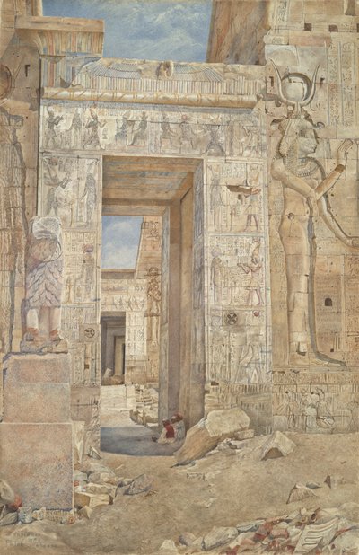 Chrám na ostrově Philae od Henry Roderick Newman