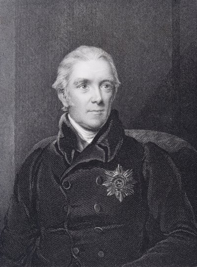Sir Henry Halford, vyrytý Johnem Cochranem (fl. 1821-65) od Henry Room