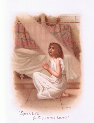 Mluv, Hospodin, tvůj služebník slyší. od Henry Ryland