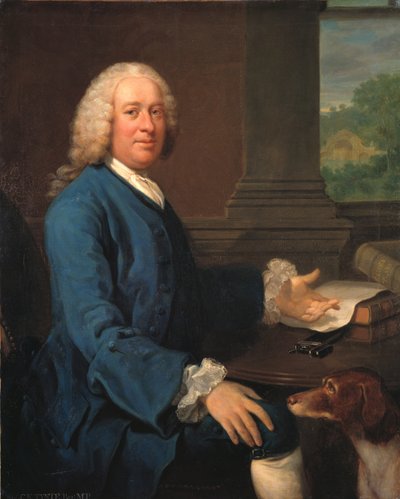 Sir Charles Kemeys-Tynte (1710-1785) (olej na plátně) od Henry S. Parkerman