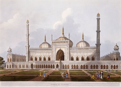 Mešita v Lucknow, 1824 od Henry Salt