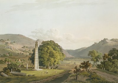 Obelisk v Axumu, vyrytý Danielem Havellem (1785-1826) 1809 (akvatinta) od Henry Salt