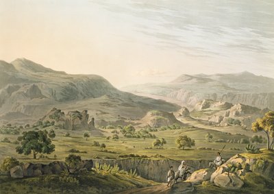 Průsmyk Atbara v Habeši, vyrytý Danielem Havellem (1785-1826) 1809 (akvatinta) od Henry Salt