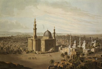 Pohled na Grand Cairo, rytý Daniel Havell (1785-1826) 1809 od Henry Salt